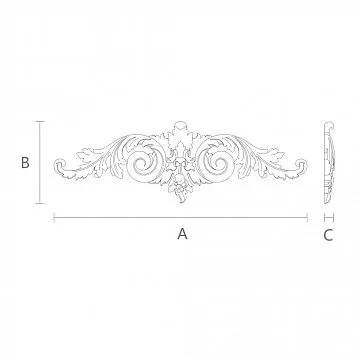 Wooden Inlay N-250 for Interior Decoration