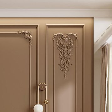 Stucco decor set CPU-13-2 Peterhof for accent wall design