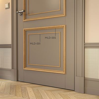 Деревянный молдинг MLD-001 для дизайна двери