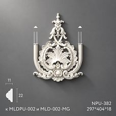 Polyurethane molding NPU-382. Decoration for moldings. Image 698d92e2b12e6