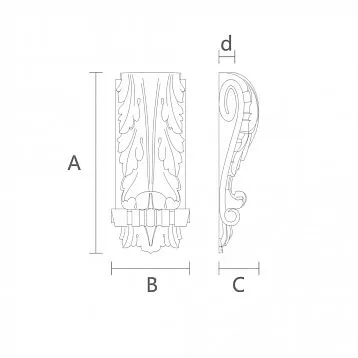 Interior Bracket KR-021 - elegance and functionality