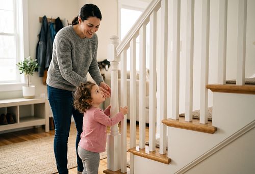 Safe stair balusters for a home with children: how to choose and buy a railing