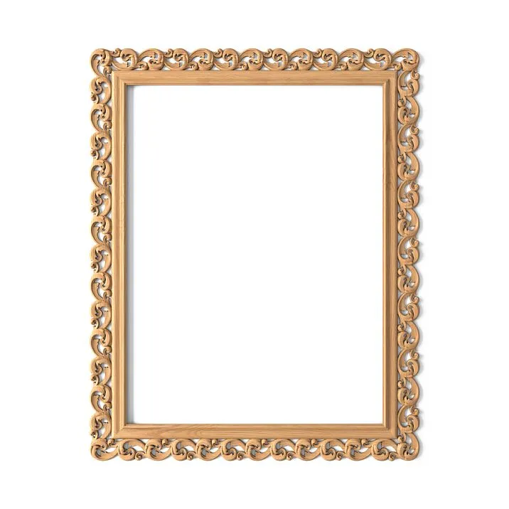 Carved Frame RM-021-2 Made of Oak
