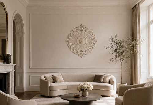 Don't over-decorate: how to choose one molding that will make the room look more expensive