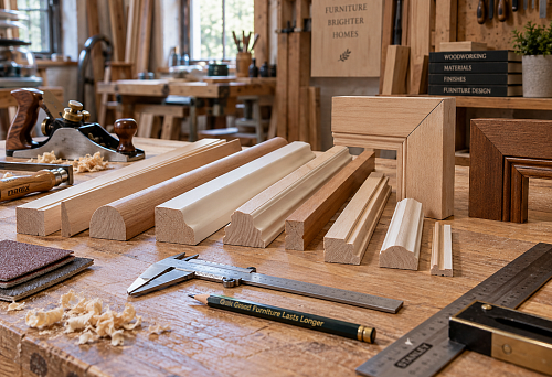 Beech mouldings for furniture: how to choose a profile for enamel, tinting, and precise joints