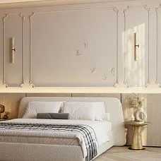 CPU‑2‑4 decorative molding set made of polyurethane, Neoclassic Light, for wall panel decoration