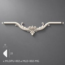 Molding NPU.VRS-002-1 with smooth scrolls and classic ornament