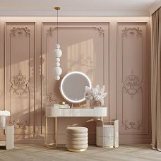 Set of polyurethane stucco decoration CPU‑8‑3 for wall design in the Summer Garden collection.