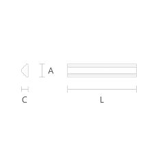 Molding MLD-M-002 drawing