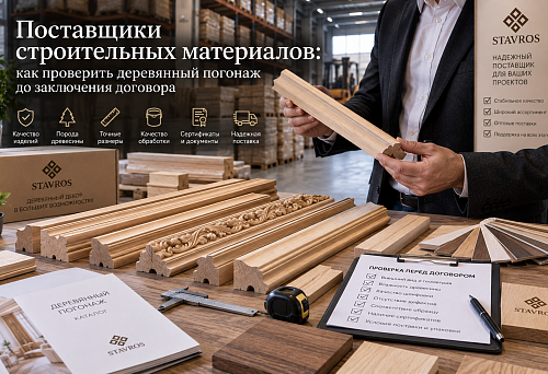Building material suppliers and inspection of wooden trim