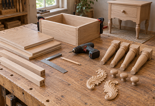 Parts for making furniture with your own hands