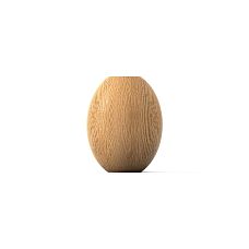 Wooden geometric figure KN-001 for a rod, stand, or baluster