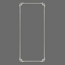 CPU-2-3 molding decor set, decorative wall frame with shaped corner elements