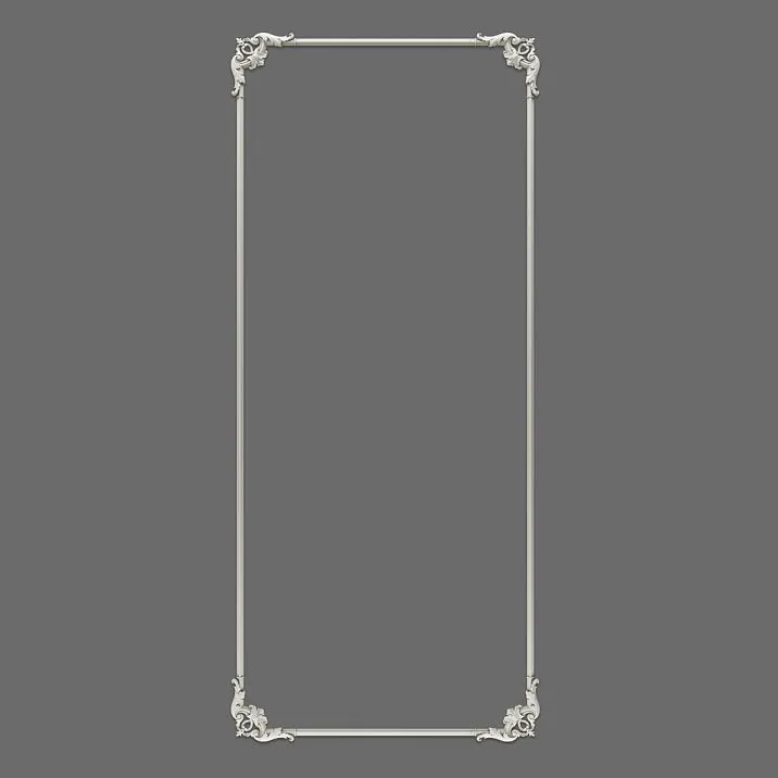 CPU-2-3 molding decor set, decorative wall frame with shaped corner elements