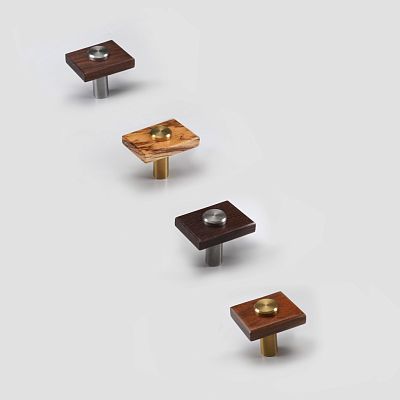 Furniture handle Xylon HL-056-2M из массива дерева - вид сверху