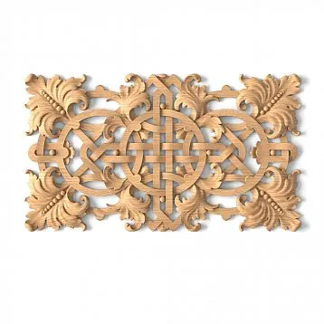 Wooden wall, door, furniture decor inlay &mdash; carved inlay N-342
