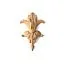 Carved appliqu&eacute; N-112 (A=40 B=62 C=7 mm) (Oak, Prestige)