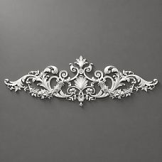 Molding decor NPU.VRS-006 with detailed floral ornament