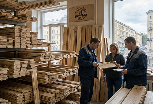 Purchasing wood molding in St. Petersburg: consultation and measurements before ordering