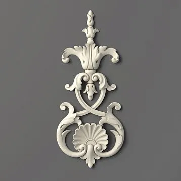 Carved Polyurethane Overlay NPU-093 Interior Decoration