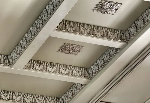 Ceiling decoration with polyurethane molding