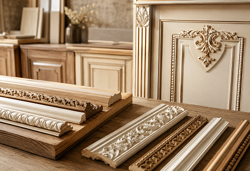 Buy furniture moldings: types, sizes and selection for facades