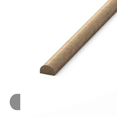 Molding MLD-M-027 полукруглого сечения на белом фоне