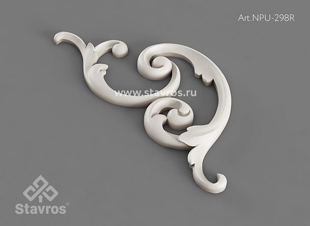Carved cover plate из полиуретана NPU-298R - 1