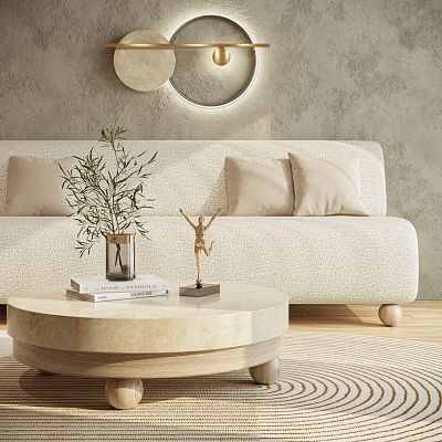 Chiseled furniture leg MN-220 в интерьере для tableа, для дивана фото