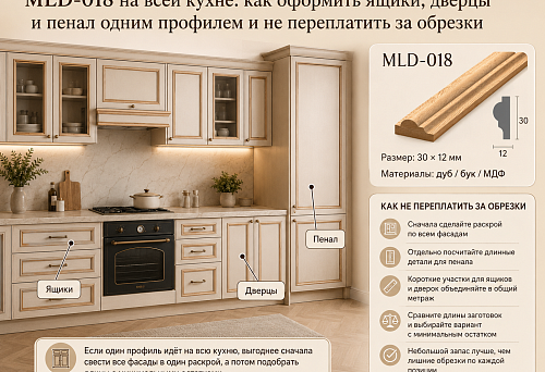 MLD-018 molding for kitchen fronts