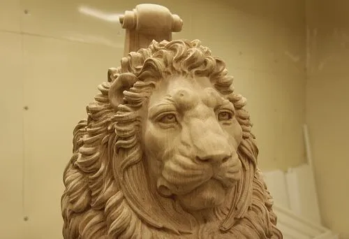 Exclusive wood carving in classic style.