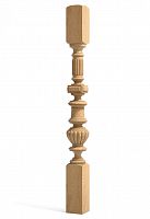 Carved wooden pillar for stair L-070
