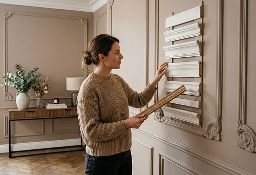 Molding for wall panels: how to choose a profile for decorative wall finishing
