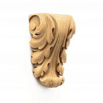 Carved bracket KR-009.1 for an elegant interior