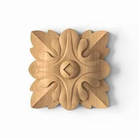 Wooden rose R-013