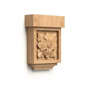 Carved wooden bracket KR-045 for an elegant interior