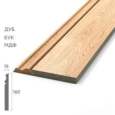 PLT-M-004 MDF skirting board with relief profile for interior