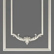 CPU-5-2 molded decor set composition: list of elements NPU.VRS-001-1, NPU.VRS-001, NPU.VRS-002-1 and moldings MLD-002-MG, MLD-003-MG with quantity and footage