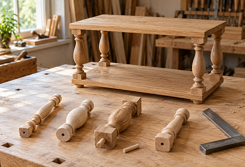 Wooden Mini Balusters for Furniture