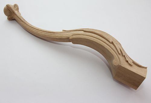 High wooden leg 800 mm for stylish furniture.