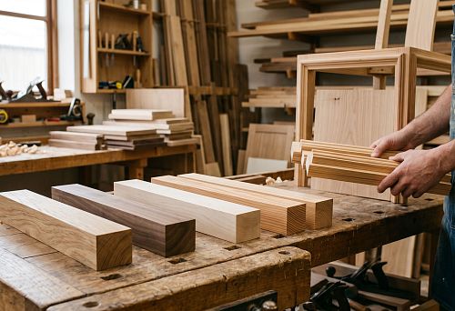 Wooden block 20 by 20 for interior work