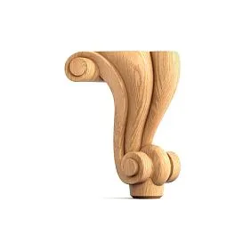 Carved furniture leg MN-017