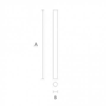 Wooden baluster L-118 for staircase