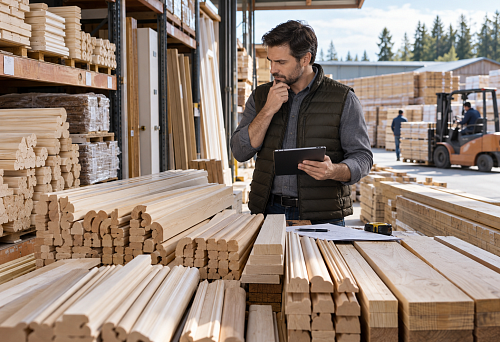 Wood Moulding Prioritized by Purchasing Priority for the Project