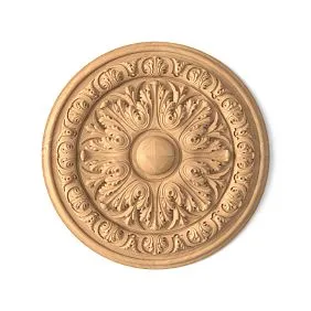Wooden ceiling rosette R-049.1