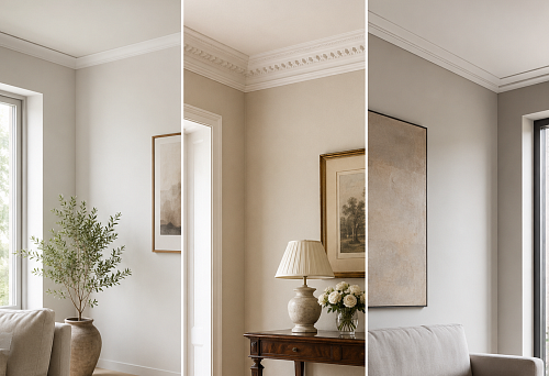 What to choose for the joint between wall and ceiling: ceiling plinth, cornice or molding?