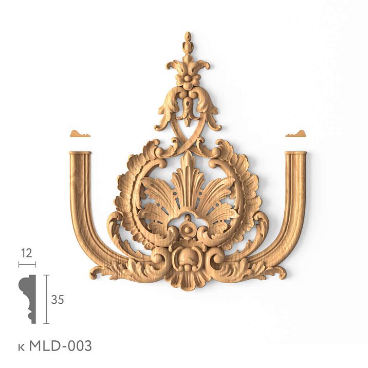 Carved overlay N-382 for molding MLD-003