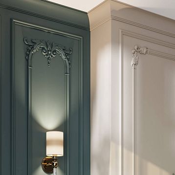 Pavlovsk stucco decor kit CPU-15-1 for wall decoration