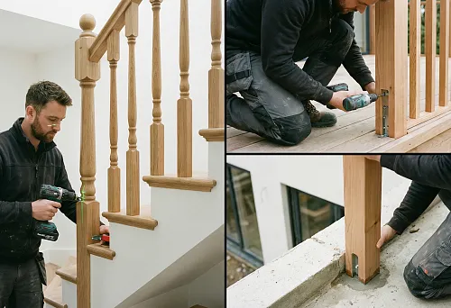 Master Installing Wooden Balusters on an Interior Staircase &mdash; Mounting 2026
