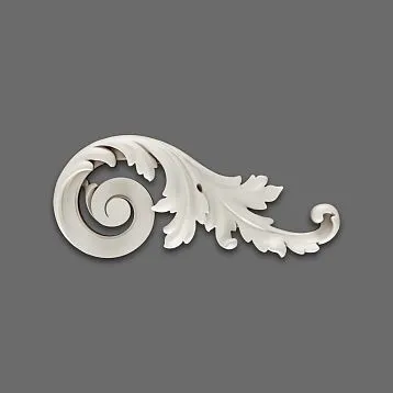 Decorative molding NPU-247R &ndash; polyurethane decorative overlay with detailed 3D patterns.